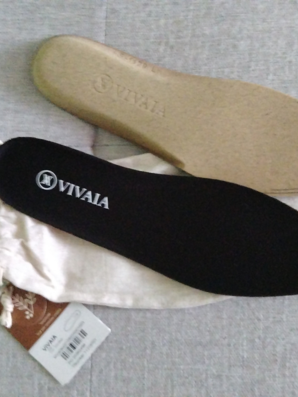 VIVAIA Black Comfort Insoles To Cut The Size Needed Cushioned Support for Women